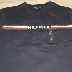 Tommy Hilfiger Navy Blue Short Sleeve T Shirt Size XL